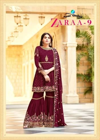 Zaraa Vol 9 By Your Choice Designer Eid Collection Sharara Suit collection